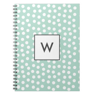 Carnet Monographie de pois de menthe vert clair