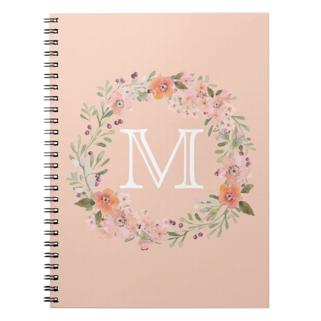 Carnet Monographie florale de la Pêche romantique (Devant)