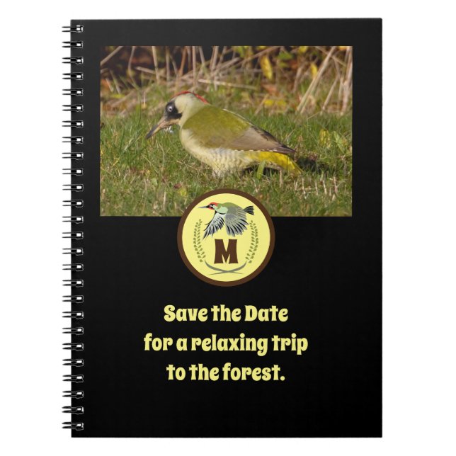 Carnet Monographie volante du pic vert (Devant)