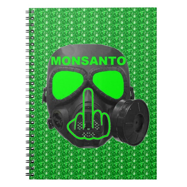 Carnet Monsanto Masque à gaz Flip (Devant)