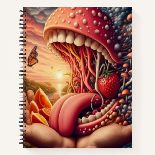 Carnet Monster Grosse bouche (Devant)