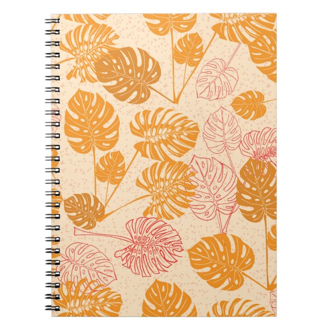 Carnet Monstera feuilles : la silhouette tropicale sans s (Devant)