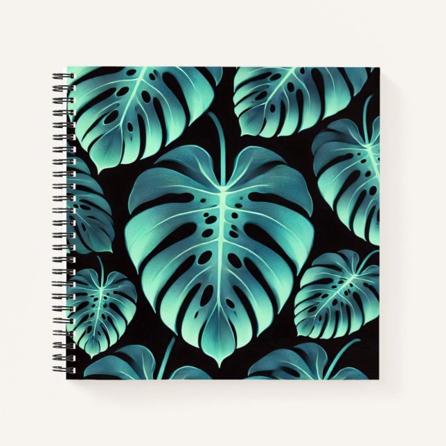 Carnet Monstera mystérieux (Devant)