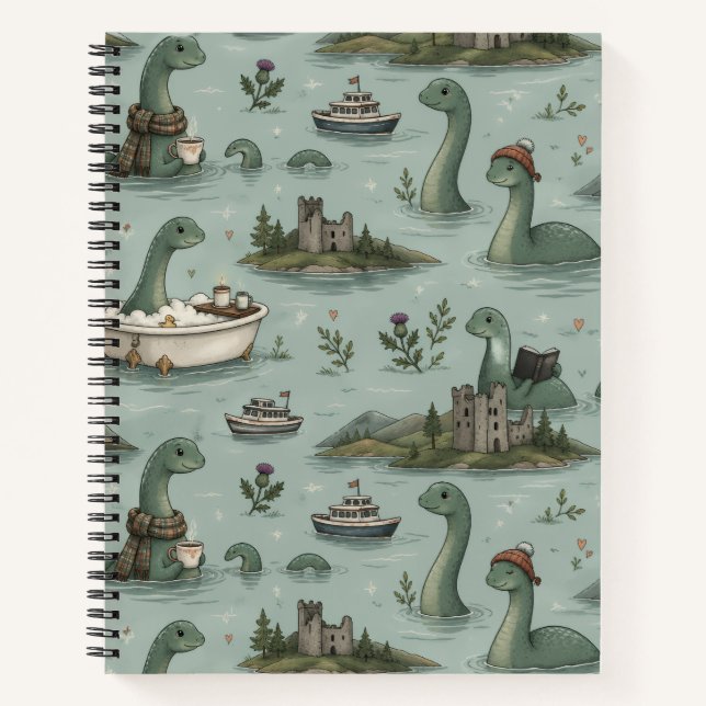 Carnet Monstre du Loch Ness  (Devant)