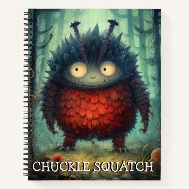 Carnet Monstre Mayhem...Rire Squatch (Devant)