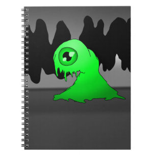 Carnet monstre vert
