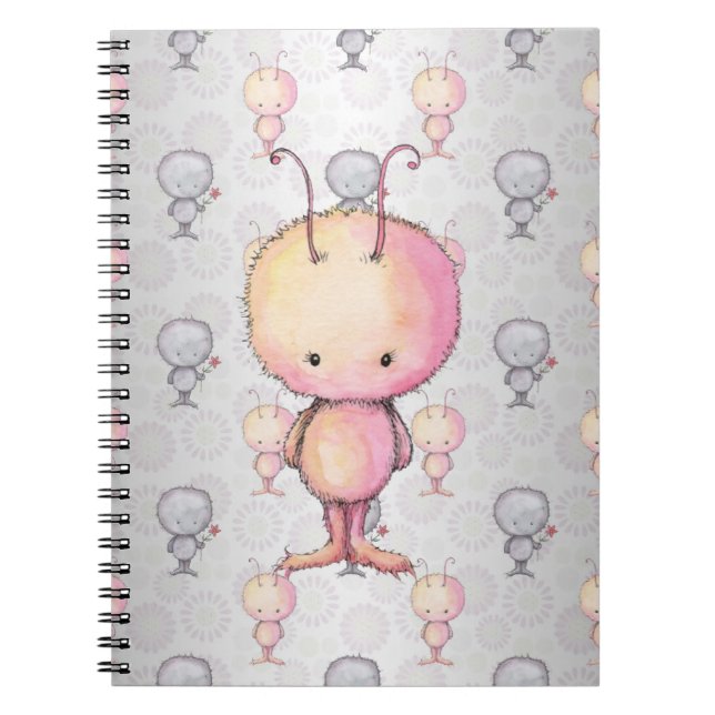 Carnet Monstres mignons et duveteux (Devant)