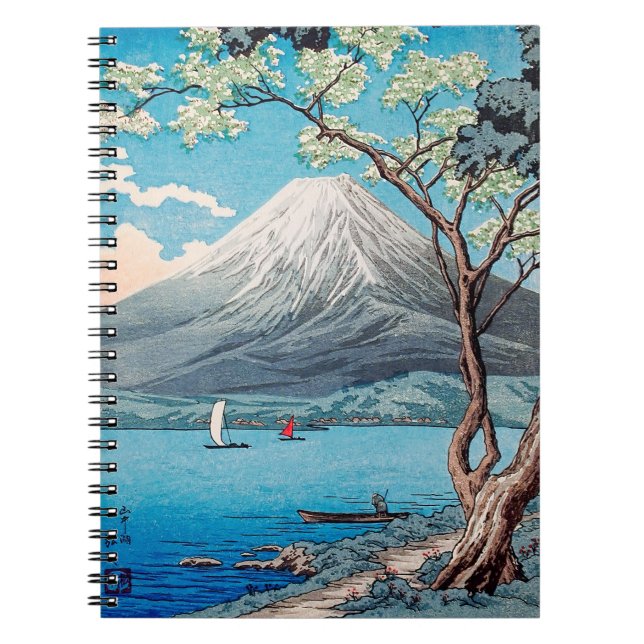 Carnet Mont Fuji du lac Yamanaka, Takahashi, Japonais (Devant)