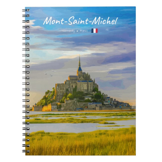 Carnet Mont-Saint-Michel, France - Abbaye médiévale (Devant)