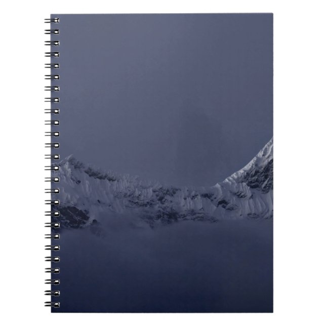 CARNET MONTAGNE COUVERTE DE GLACE (Devant)