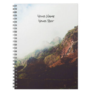 Carnet Montagnes brumeuses, scène de détente de paysage