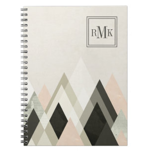 Carnet Montagnes du monogramme   au delà des montagnes