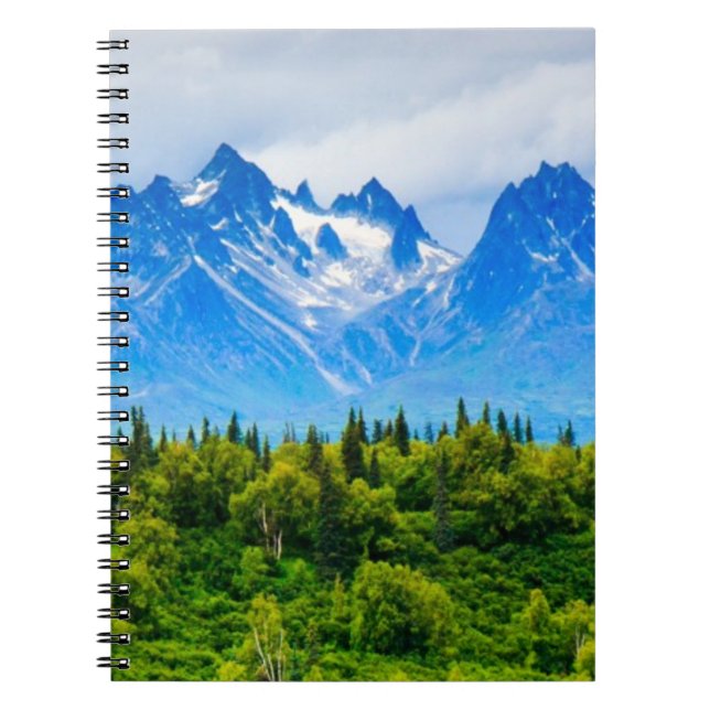 Carnet Montagnes majestueuses de l'Alaska (Devant)