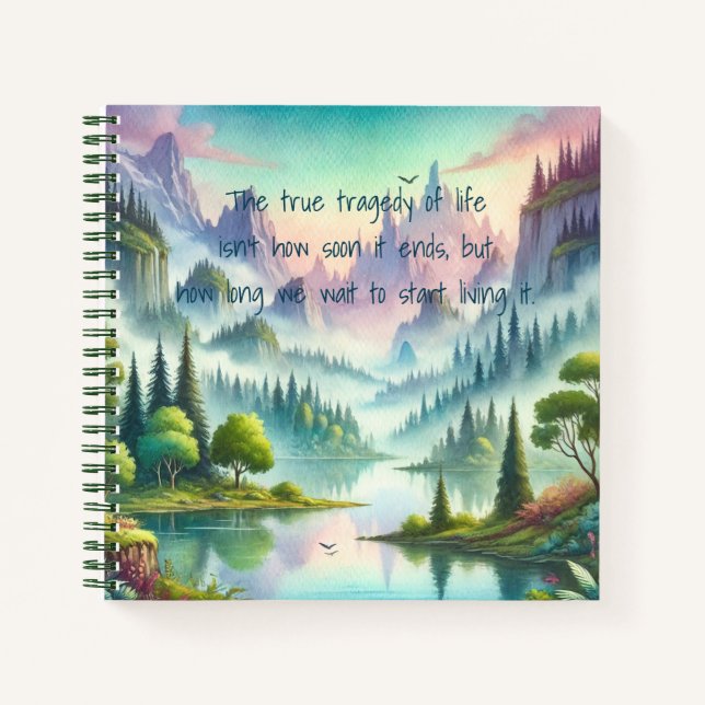 Carnet Montagnes mystiques et devis (Devant)