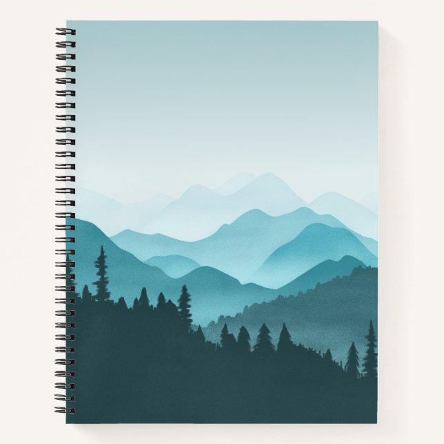Carnet Montagnes turquoises (Devant)