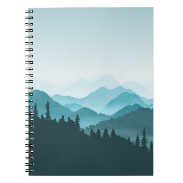 Carnet Montagnes turquoises (Devant)