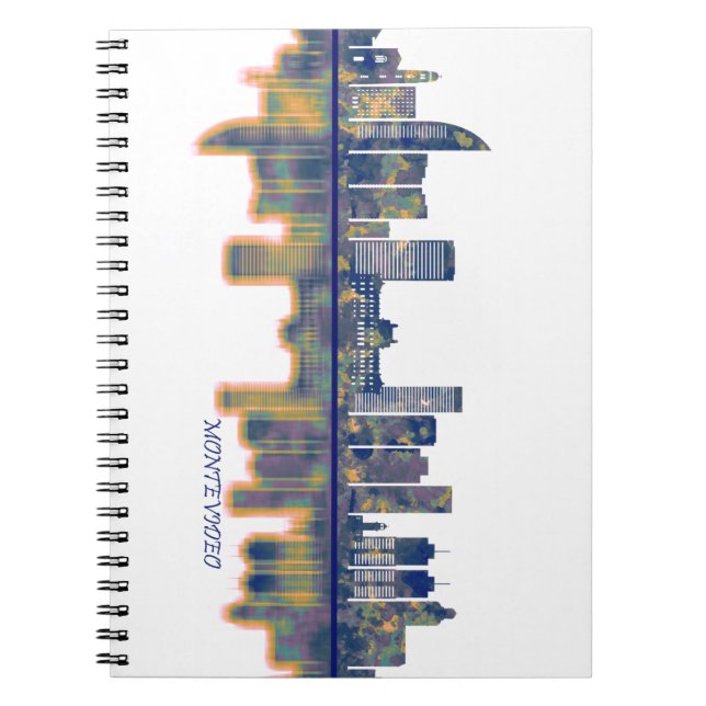 Carnet Montevideo Skyline (Devant)