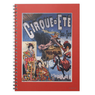 Carnet Montgolfière et affiche japonaise de dames