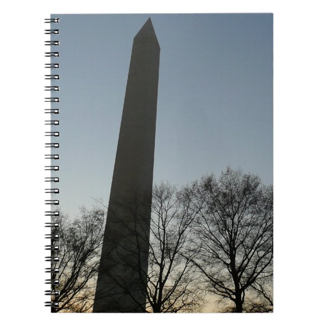 Carnet Monument de Washington dans le paysage d'hiver II (Devant)