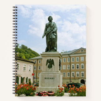 Carnet Monument Mozart à Salzbourg, Autriche