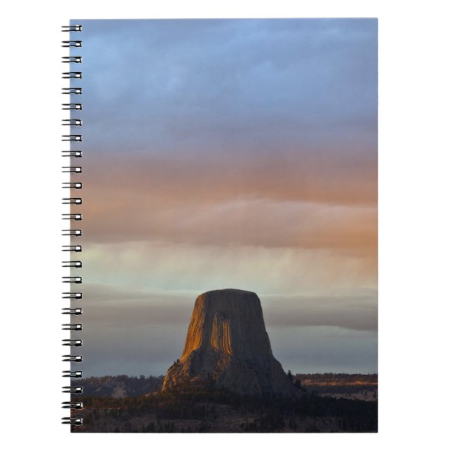 Carnet Monument national de Devils Tower, Orage au couche (Devant)