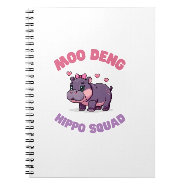 Carnet MOO comique DENG HIPPO SQUAD Hippo Revolution Zook (Devant)