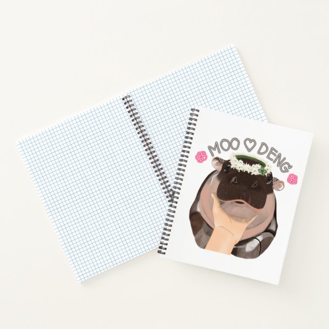 Carnet Moo Deng Hippo from Thailand (Intérieur)