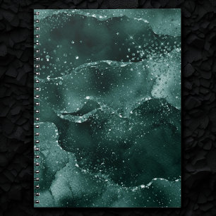Carnet Moody Agate   Turquoise Vert Malachite Riche Joyau