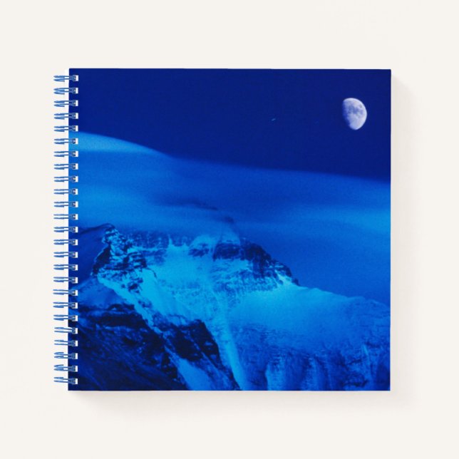 Carnet Moon Over Mt. Everest Tibet (Devant)