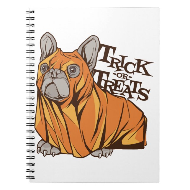 Carnet Mops d'Halloween (Devant)