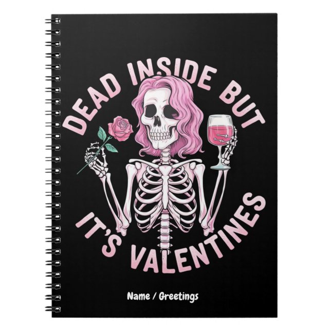 Carnet Mort à l'intérieur mais c'est drôle romantique de  (Devant)