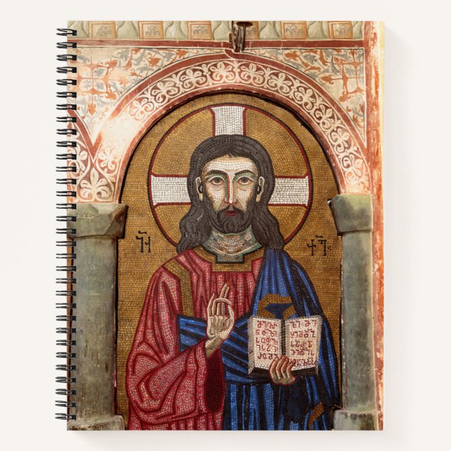 Carnet Mosaïque ancienne de Jésus (Devant)