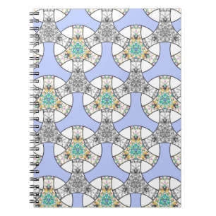 Carnet Mosaïque colorée et transparente entrelacement ban