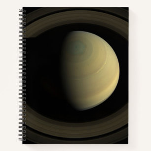 Carnet Mosaïque De La Planète Saturne Et Ses Principaux A
