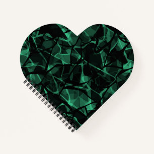 Carnet mosaïque de verre moderne Abstrait motif lumineux