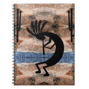 Carnet Mosaïque du désert sud-ouest de Kokopelli