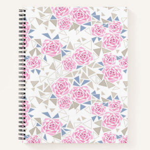 Carnet Mosaïque, fleurs