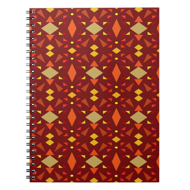 Carnet Mosaïque géométrique décorative sans joint (Devant)