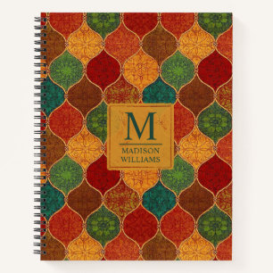 Carnet Mosaique géométrique marocaine sans couture Motif