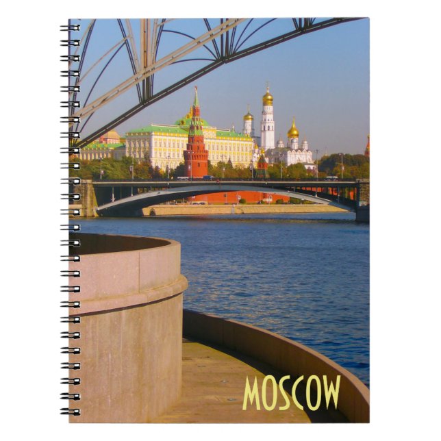 Carnet Moscou Kremlin Moskva architecture paysagère (Devant)