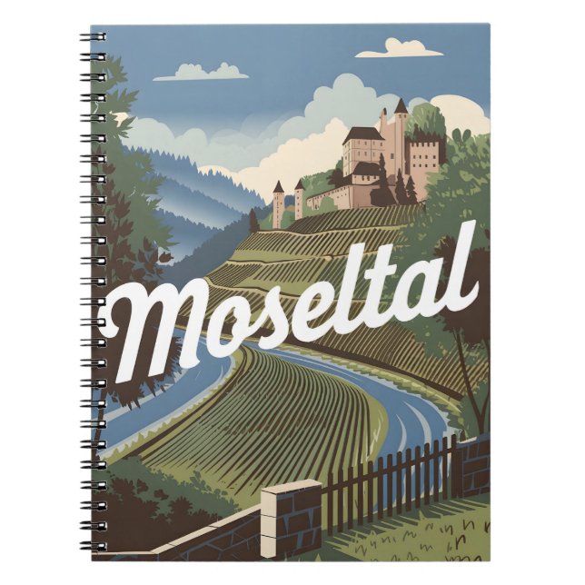Carnet Moseltal Moselle Valley vintage (Devant)
