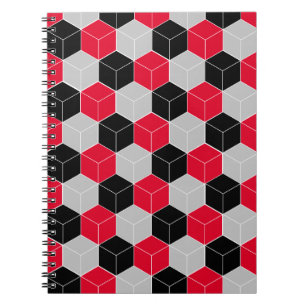 Carnet Motif 3d cube