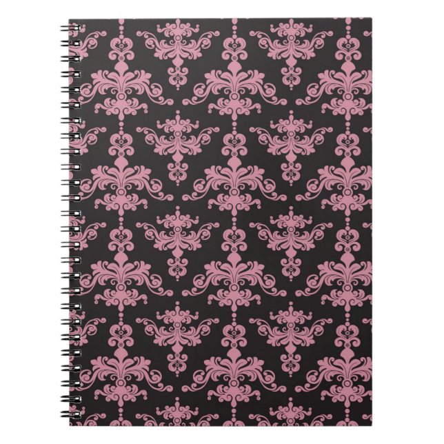 Carnet Motif 5 de damassé (Devant)