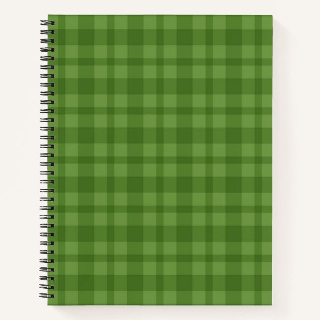 Carnet Motif à carreaux (Devant)