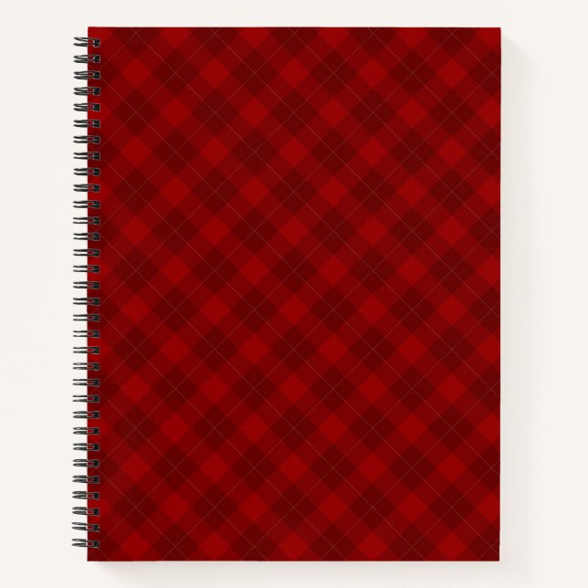 Carnet Motif à carreaux (Devant)