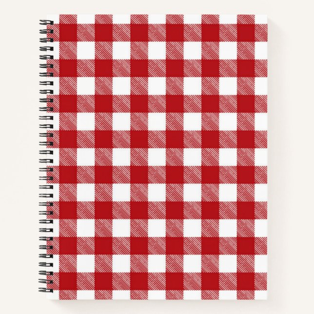 Carnet Motif à carreaux (Devant)