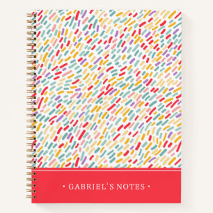 Carnet Motif à eau douce Ajouter Votre Nom