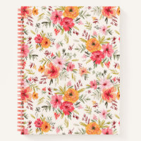 Motif à fleurs Orange Doodle Garden