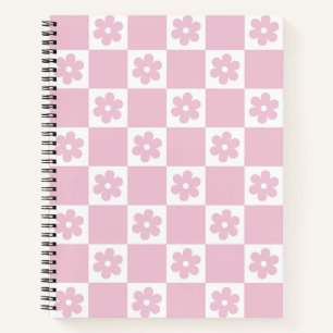 Carnet Motif à fleurs roses