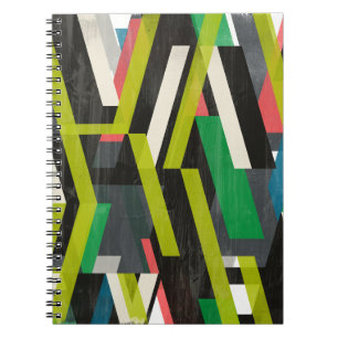 Carnet Motif à flux de suspension diagonal